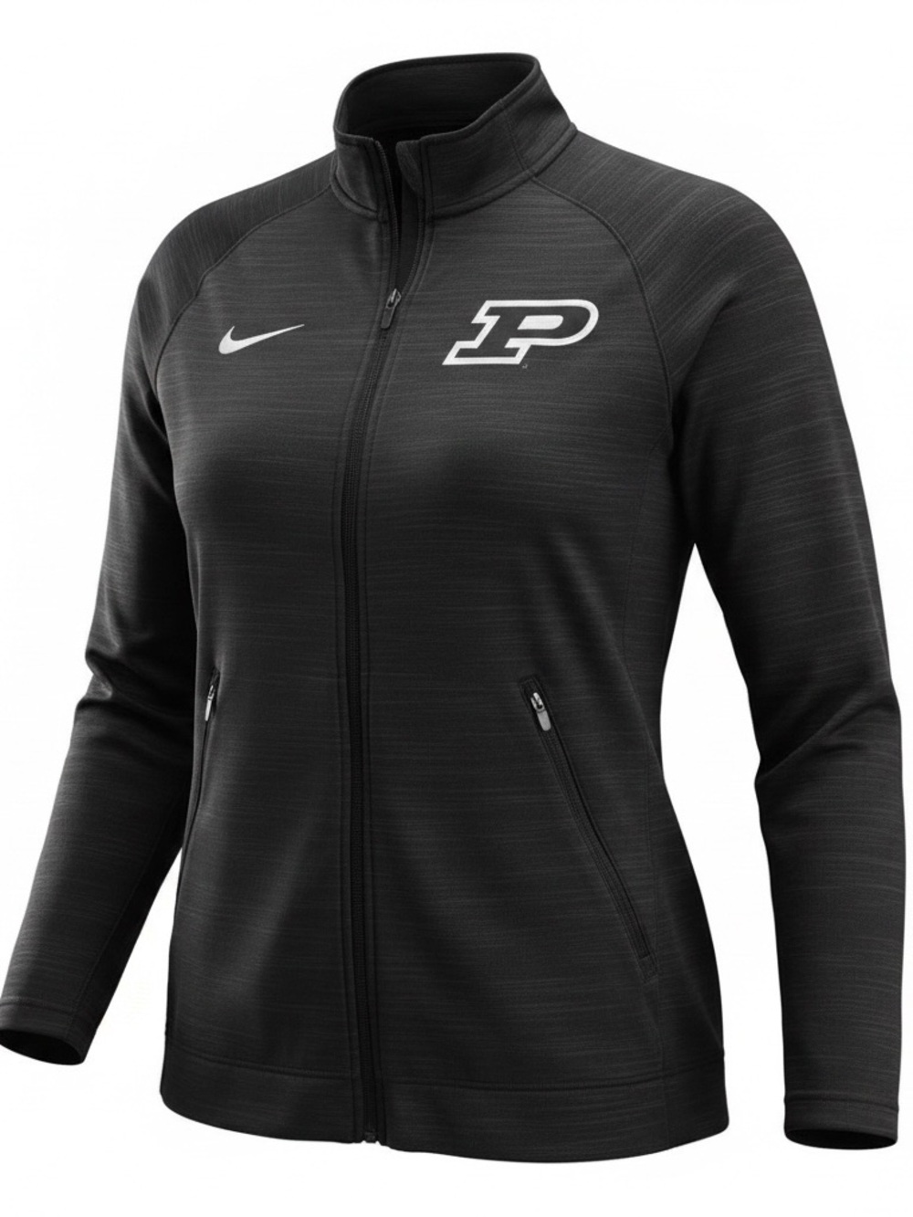 Nike Dri-Fit Purdue Boilermakers Jacket Full Zip Women’s Large Long Sleeve Black